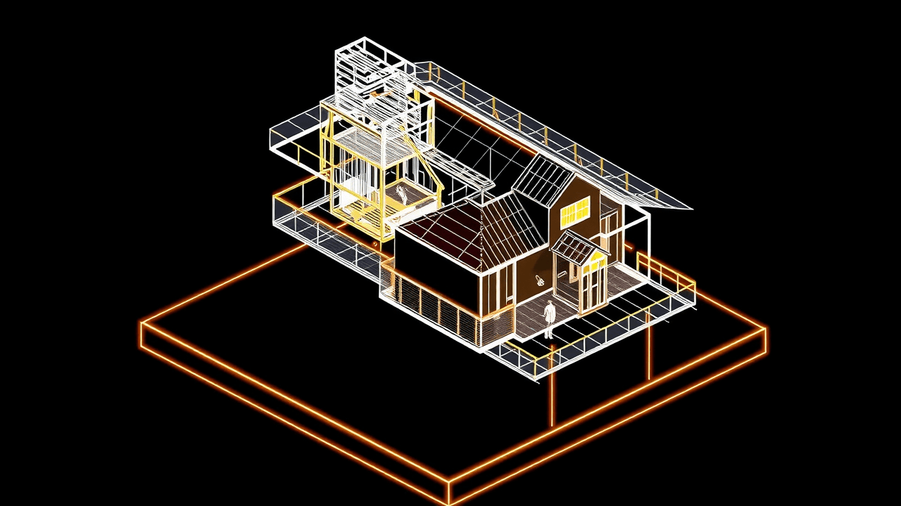 Decks & Outdoor Living by OnSite General Contracting — licensed, insured crews (blueprint illustration)